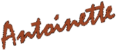 Antoinette's signature